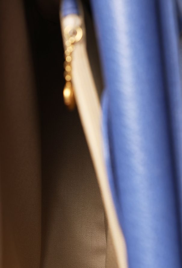 Gucci Blue Diana Bamboo Tote Bag - 12