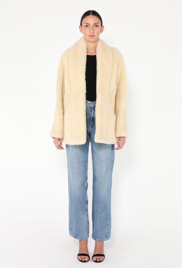 Loro Piana 2024 Shearling Cocoon Jacket - 3