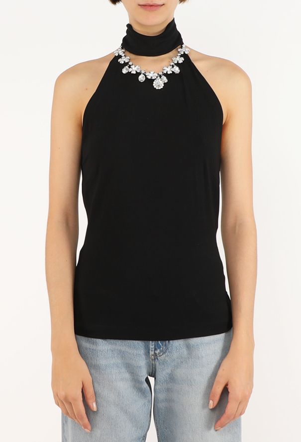 Dolce & Gabbana Strass Collier Halter Top, 2001 - 4