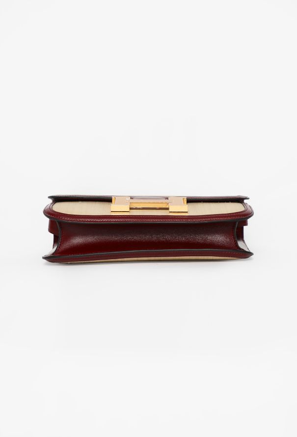 Hermès Vintage Constance 23 Crinoline & Rouge H Box - 9