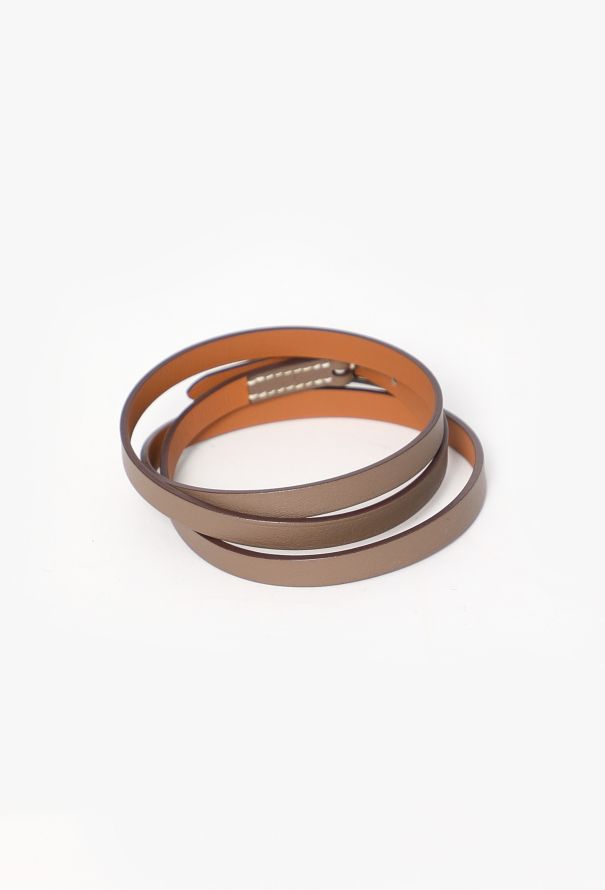 Hermès Swift 'Hapi' Triple-Tour Bracelet - 3 Hermès Swift 'Hapi' Triple-Tour Bracelet - 3