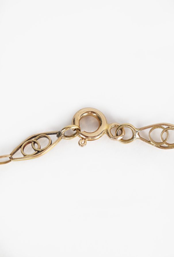 Vintage Fine Jewelry Antique 18k Yellow Gold Chain Necklace - 5