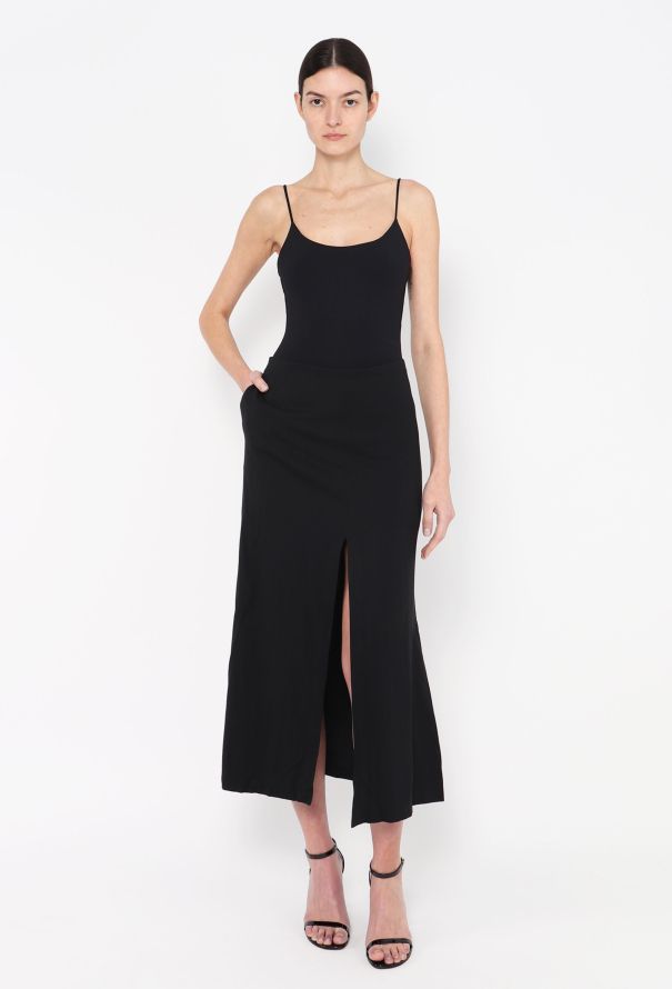 The Row Flared Cotton Slit Skirt - 3 The Row Flared Cotton Slit Skirt - 3