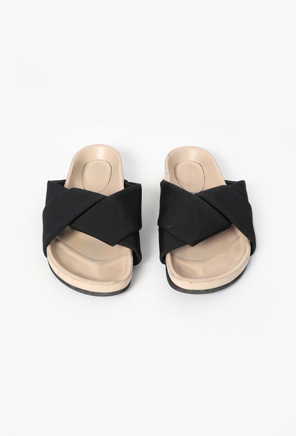 Céline 2014 Grosgrain Crossover Sandals - 2