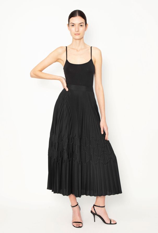 Givenchy Geometric Pleated Skirt - 1