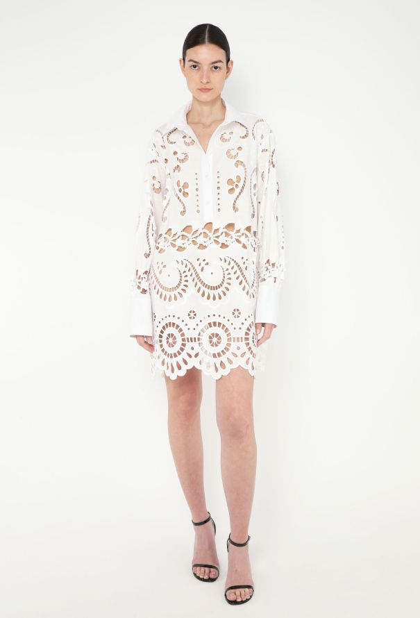 Valentino Resort 2023 Broderie Anglaise Tunic - 1