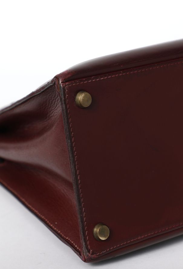 Hermès Vintage 1954 Rouge H Box Kelly Sellier 32 - 9