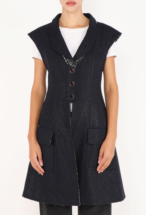 Chanel Tweed-Lined Iridescent Vest, F/W 2012 - 3
