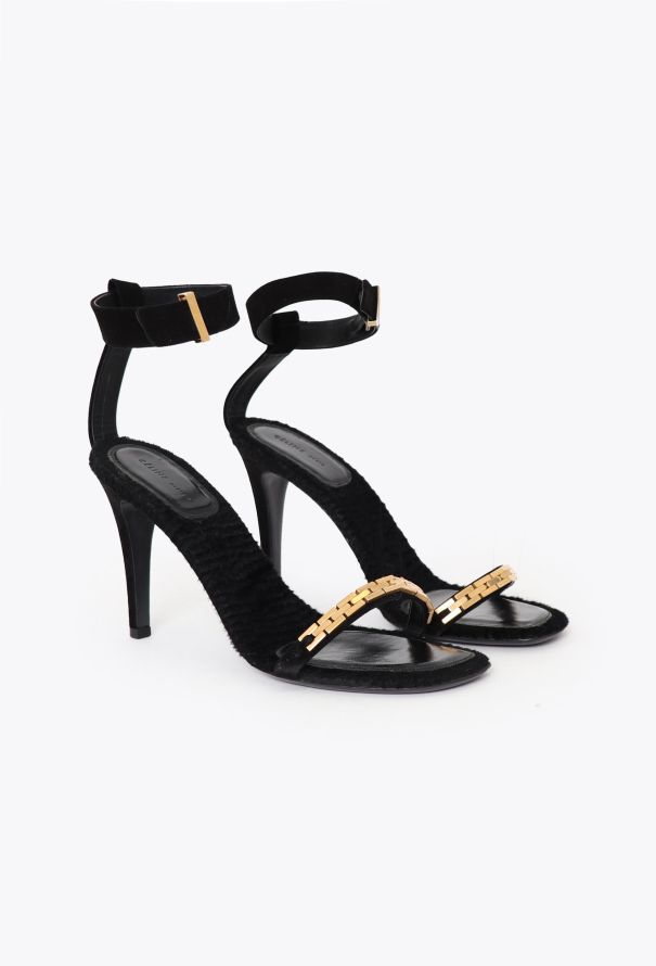 Céline 2010 Textured Chainlink Sandals - 3
