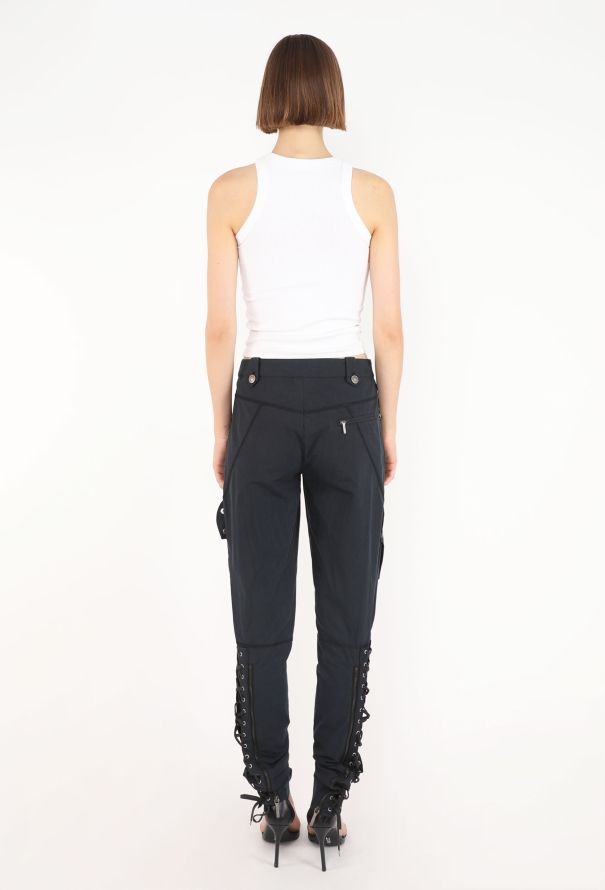 Dior Lace-Up Cotton Trousers, 2004 - 6