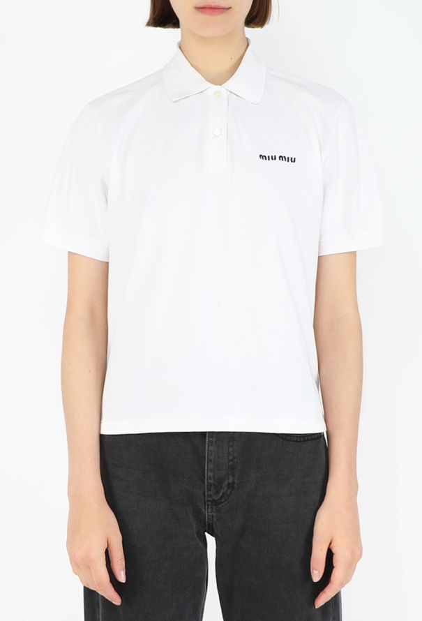 Miu Miu Cotton Piqué Polo, S/S 2024 - 4