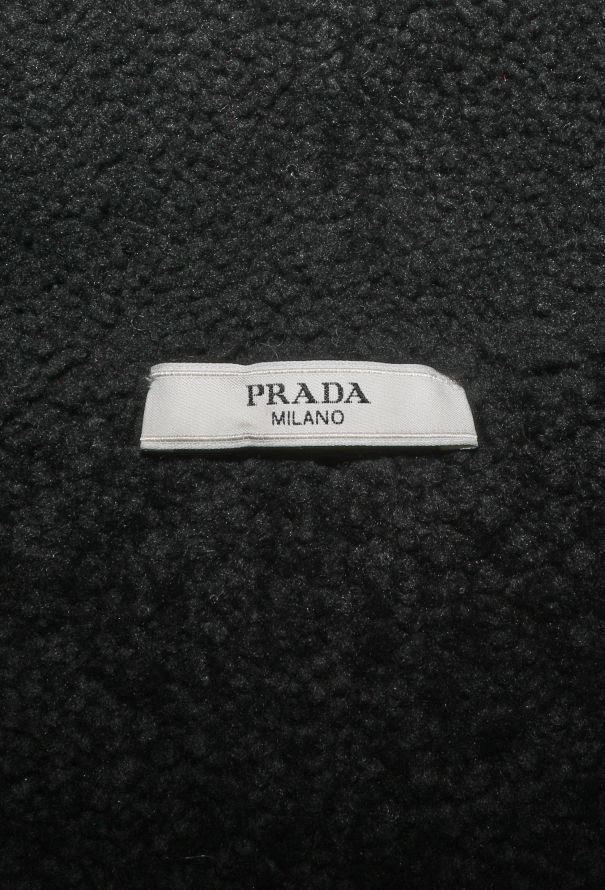 Prada Embellished Shearling-Lined Coat - 6