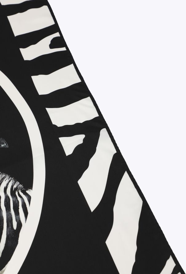 Dolce & Gabbana Zebra Print Silk Twill Scarf, 2022 - 4