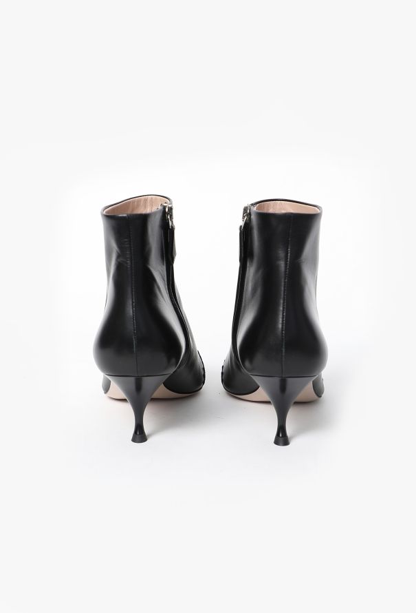 Miu Miu Brogue Patent Ankle Boots - 4 Miu Miu Brogue Patent Ankle Boots - 4