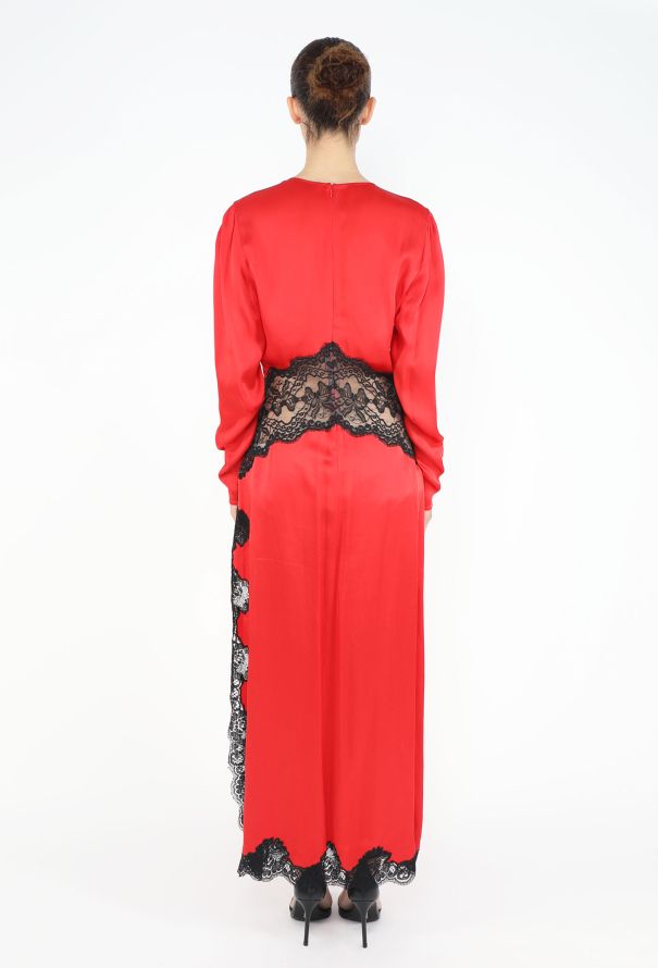 Alessandra Rich F/W 2016 Lace Trim Dress - 6