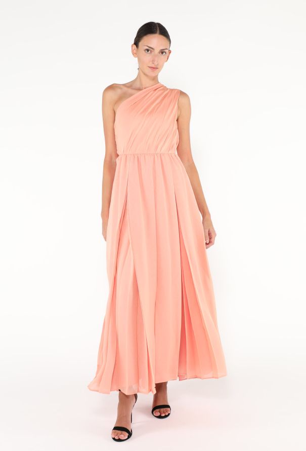 Galanos '70s Pleated Chiffon Gown - 2