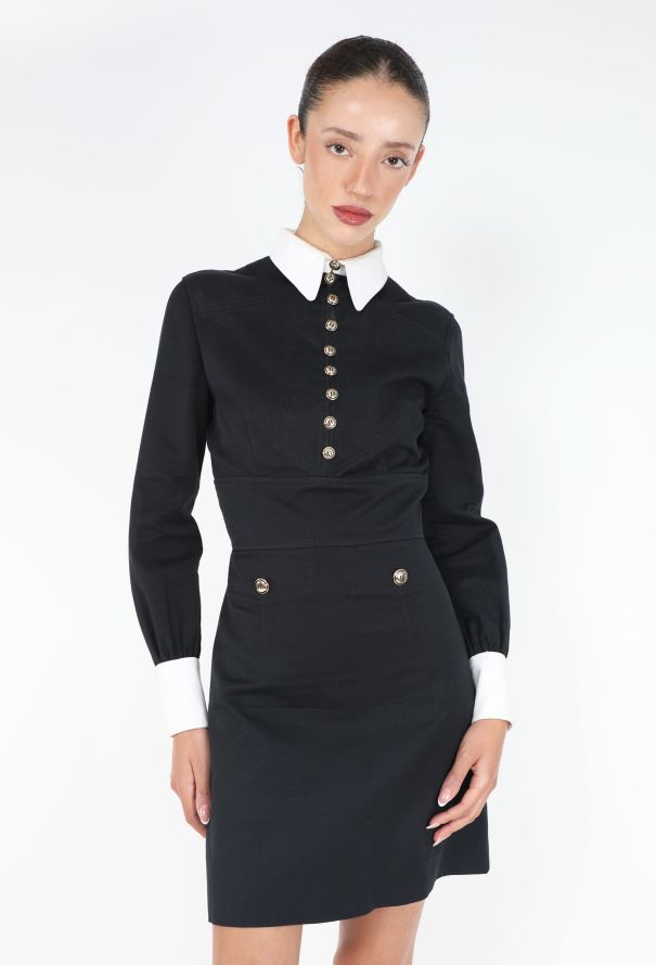 Saint Laurent Twill Cargo Mini Dress - 1