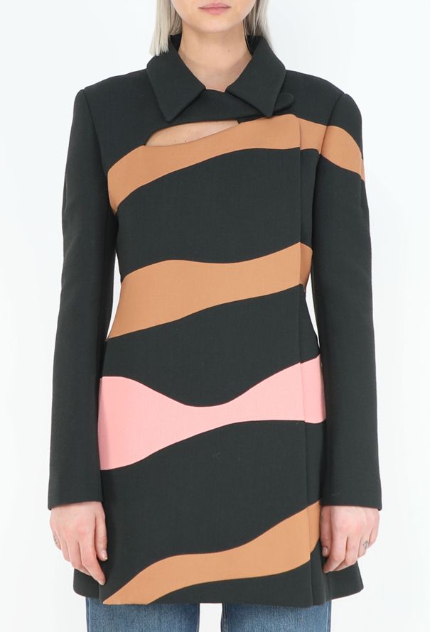 Dior F/W 2015 Abstract Mod Coat - 3