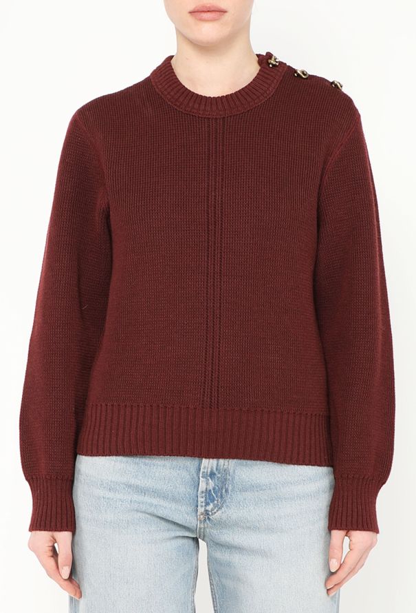 Bottega Veneta Resort 2023 Knot Button Sweater - 1