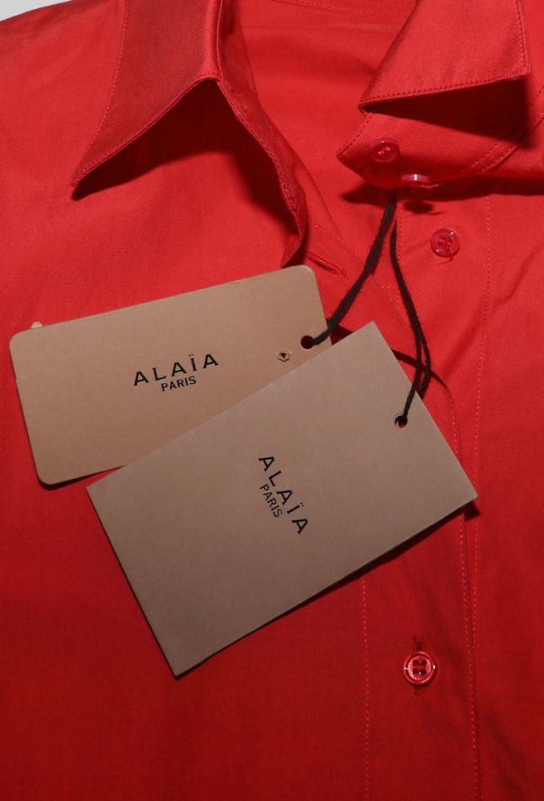 Alaïa Fluted Broderie Anglaise Shirt - 7
