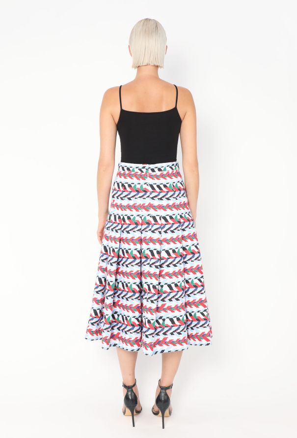 Chanel Campaign S/S 2016 Pleated Chevron Skirt - 5 Chanel Campaign S/S 2016 Pleated Chevron Skirt - 5