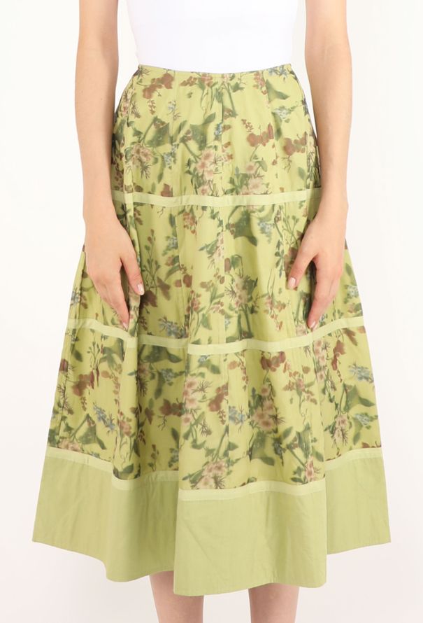 Dries Van Noten Tiered Silk Organza Skirt, S/S 2000 - 4