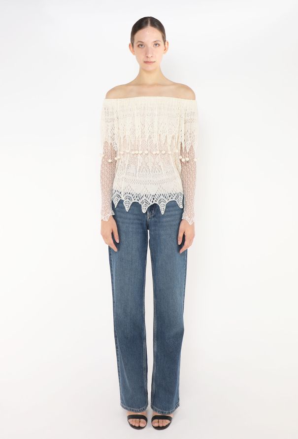 Alexander McQueen S/S 2017 Crochet Bobbled Top - 3