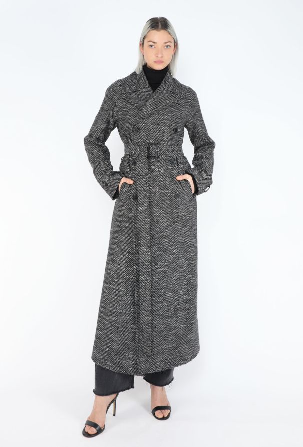 Céline 2018 Tailored Chevron Coat - 4