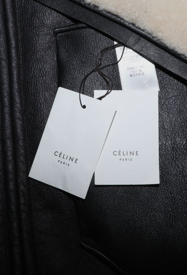 Céline Fall 2010 Shearling Hooded Vest - 10