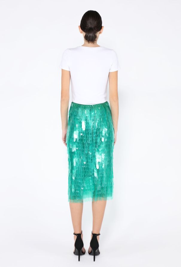 Dries Van Noten S/S 2019 Fringed Midi Skirt - 5