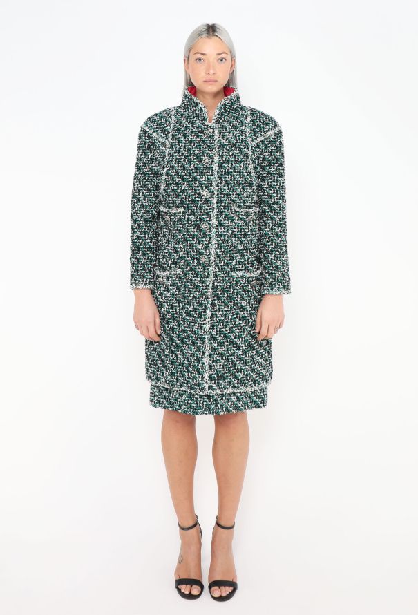 Chanel Haute Couture S/S 2018 Lesage Tweed Coat Ensemble - 1