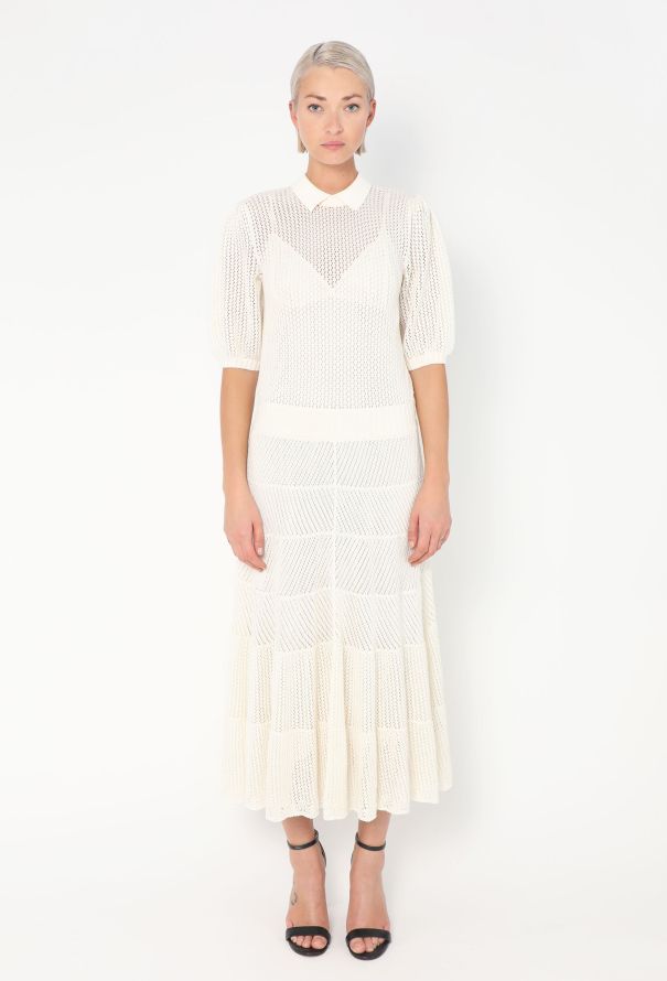 Valentino Resort 2015 Belted Pointelle Dress - 3 Valentino Resort 2015 Belted Pointelle Dress - 3
