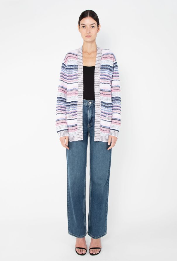 休日限定 S/S 2024 Belted Striped Cardigan | Authentic & Vintage | ReSee トップス