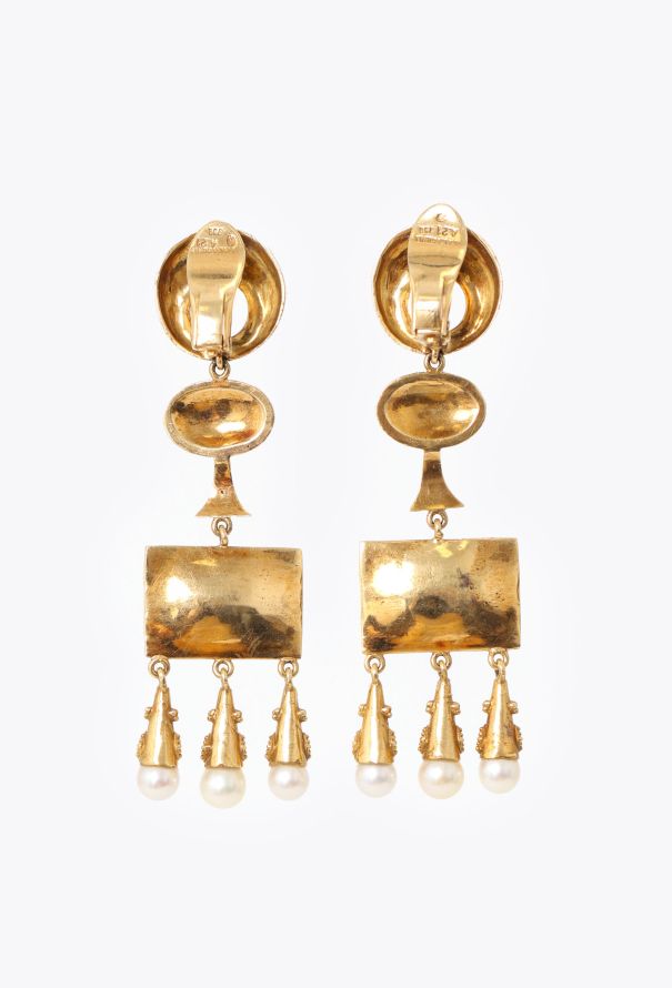 Ilias Lalaounis RARE 1960s Hellenistic Gold Earrings - 4