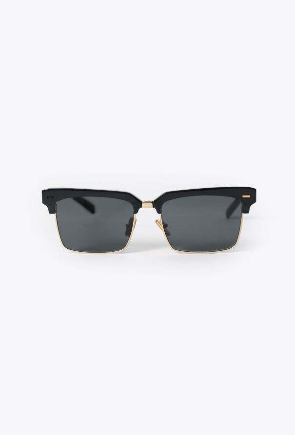 Miu Miu 2024 Square Logo Trim Sunglasses - 1