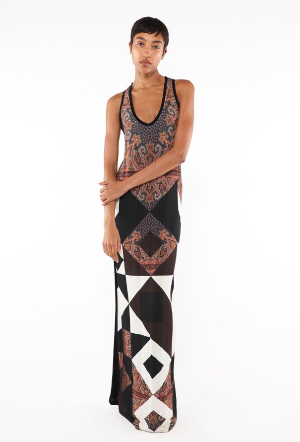 Givenchy Cubist Paisley Print Dress, Resort 2013 - 4