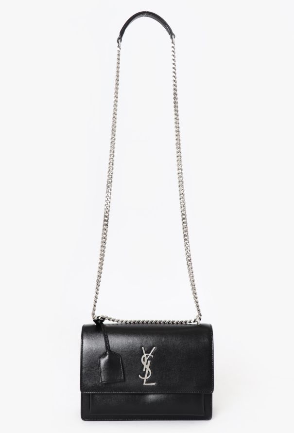 Saint Laurent Black Medium Sunset Bag - 1