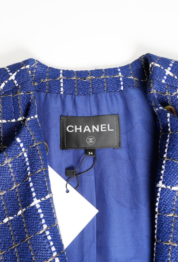 Chanel Resort 2020 Metallic Checkered 'CC' Top - 6 Chanel Resort 2020 Metallic Checkered 'CC' Top - 6