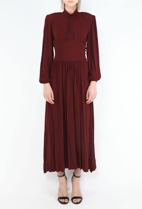 '30s Gathered Midi Dress - 3