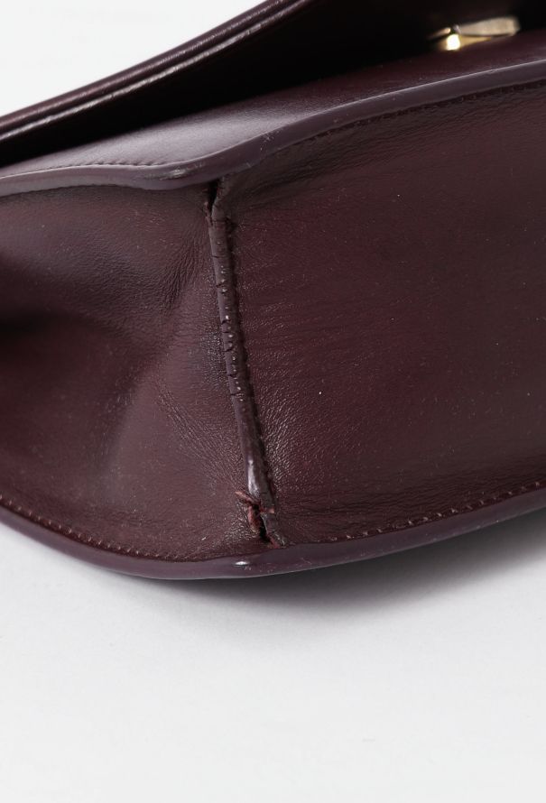 Saint Laurent Burgundy Betty Bag - 9