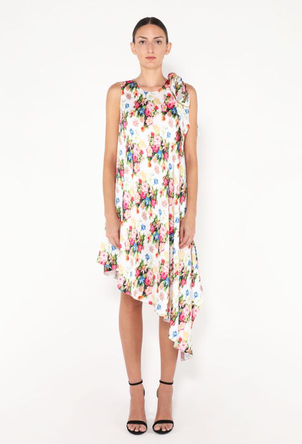 Loewe F/W 2024 Asymmetrical Silk Dress - 1