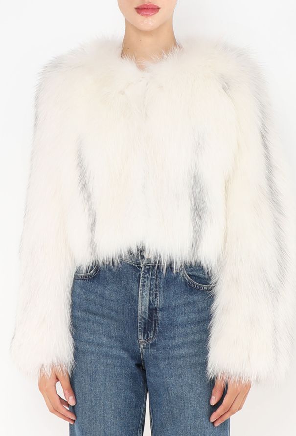 Prada Fox Fur Cropped Jacket - 4