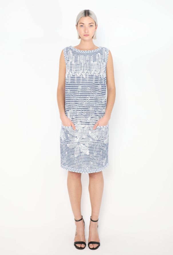 Chanel 2014 Floral Appliqué Dress - 1