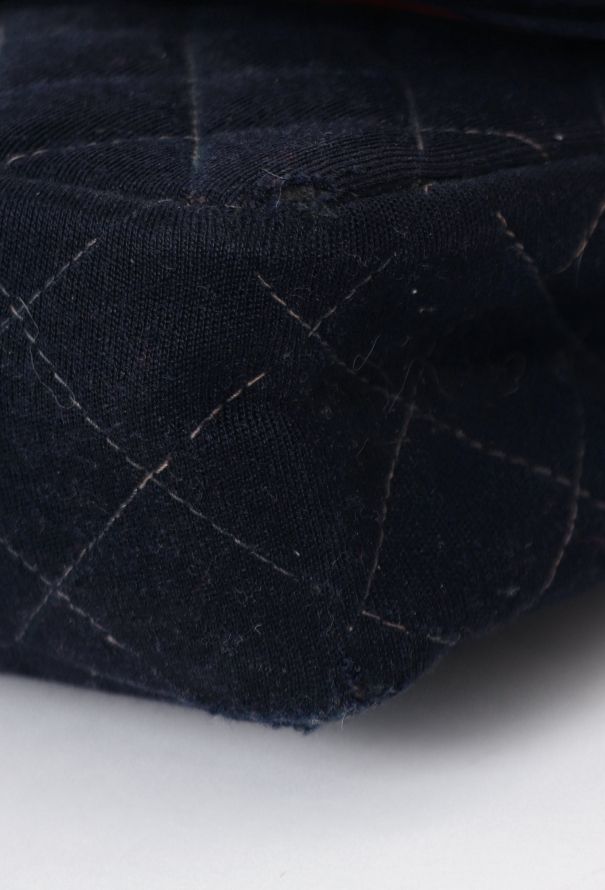 Chanel Navy Jersey 2.55 Medium Flap Bag - 9