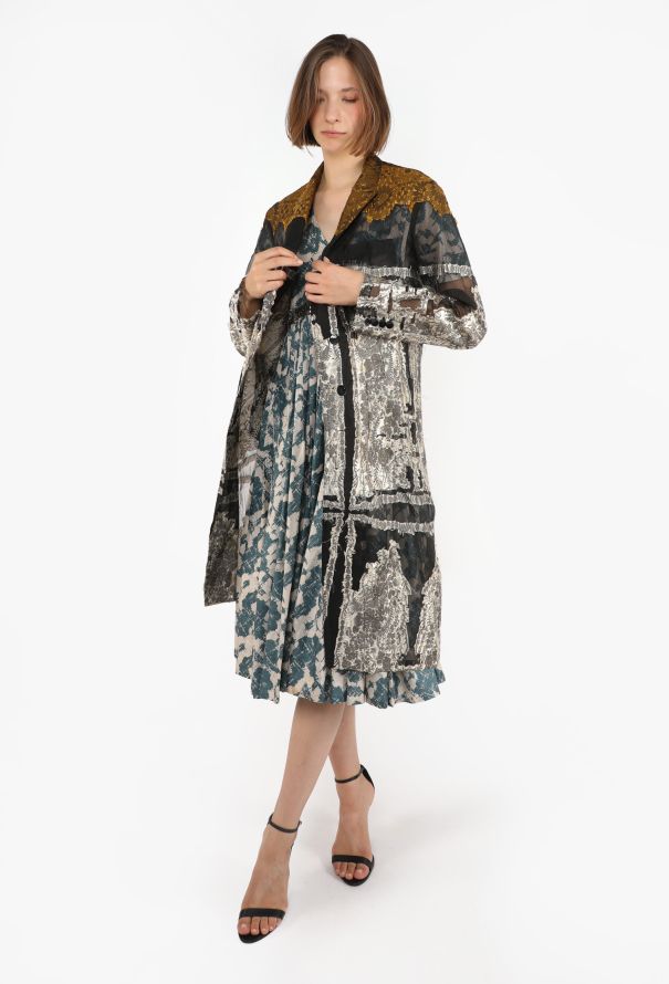 Dries Van Noten Embellished Graphic Dress, 2005 - 5