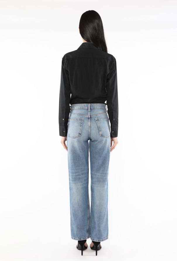 Gucci Tom Ford Asymmetrical Button Down Shirt - 7