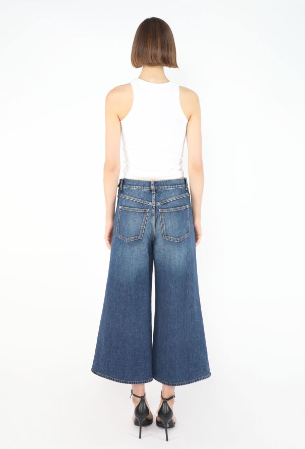 Chanel Washed Denim Culottes, F/W 2024 - 5