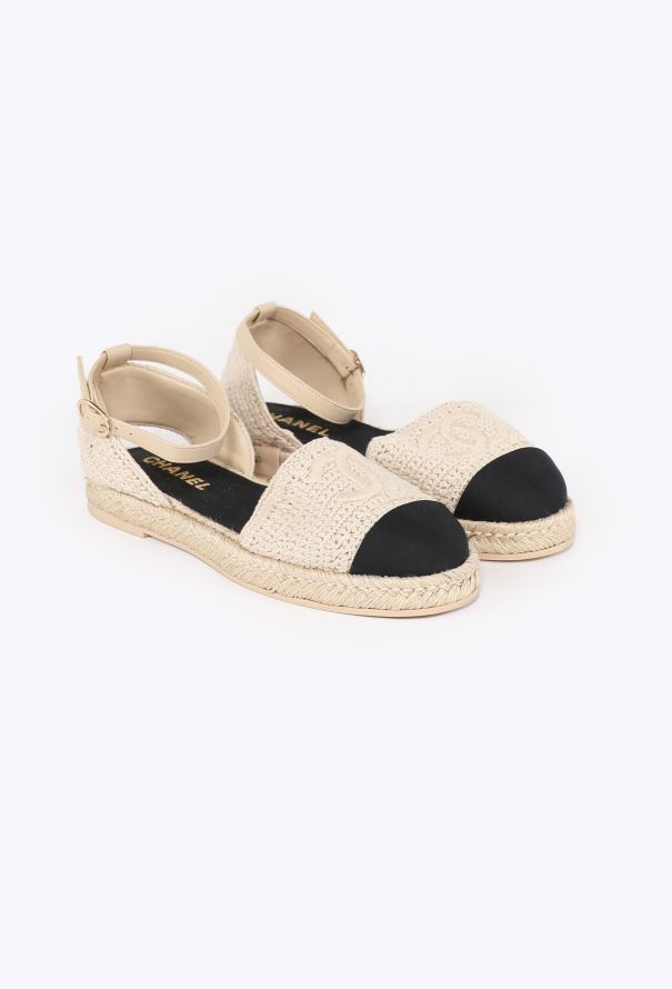 Chanel Crochet Espadrille Sandals, 2022 - 3