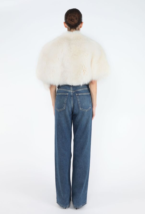 Saint Laurent Early 2000s Fox Fur Capelet - 5