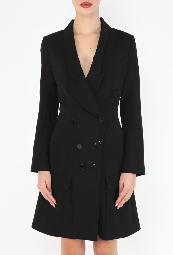 Balenciaga F/W 2004 Sculpted Tuxedo Dress - 3